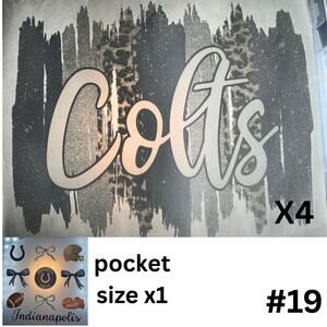 Colts Team Themed Screen Print and DTF Bundle